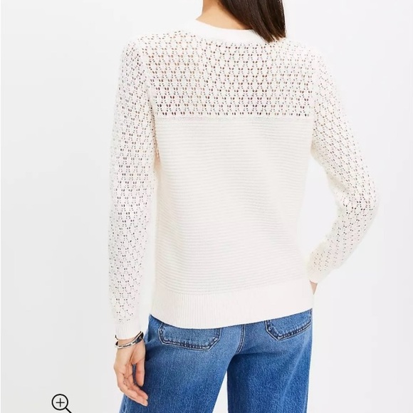 Loft Textured Stitch Sweater - Picture 4 of 5